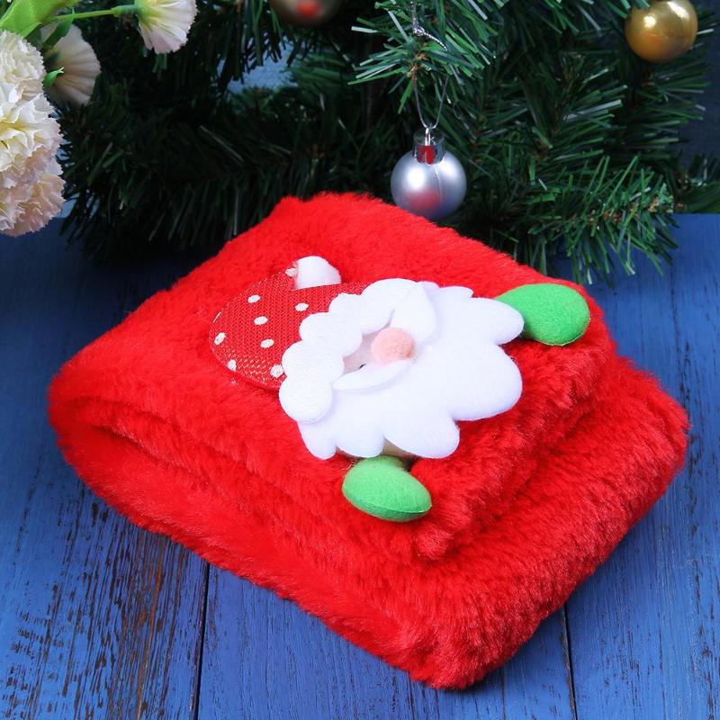 Christmas Santa Claus Scarf Costume Decorations Santa Claus Ornament - ebowsos