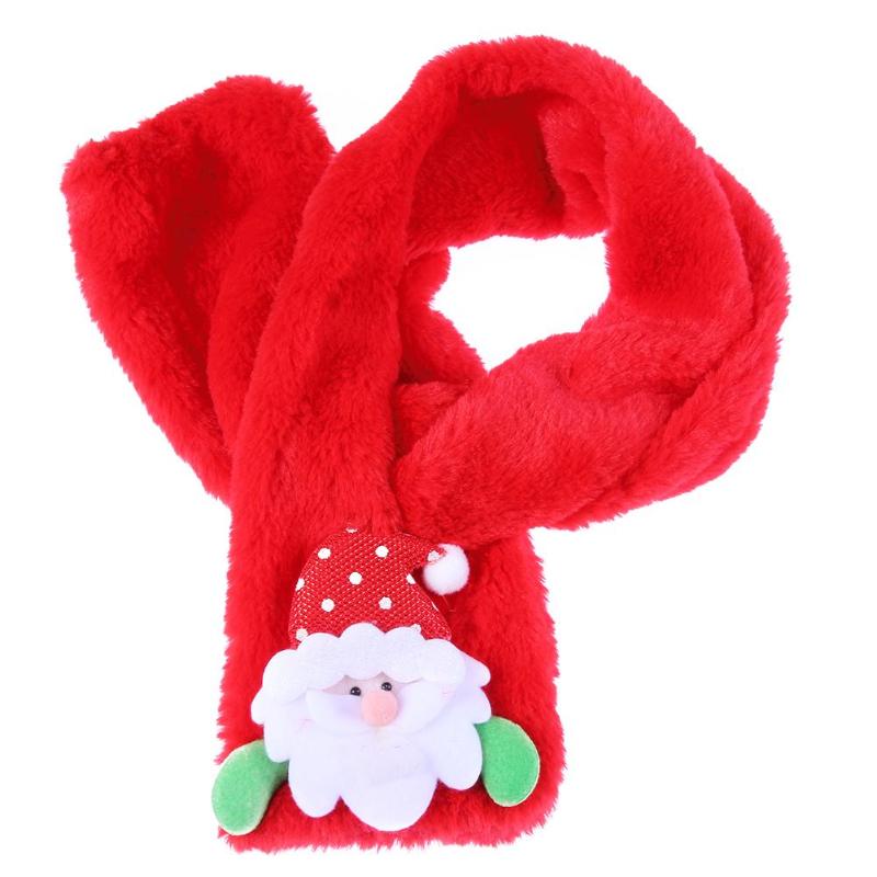 Christmas Santa Claus Scarf Costume Decorations Santa Claus Ornament - ebowsos