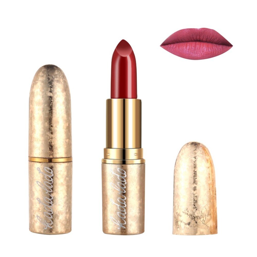 Christmas Snowflake Style Waterproof Lipstick Pencils Long Lasting Sexy Moisturizer Lipstick Makeup Cosmetic Tool - ebowsos