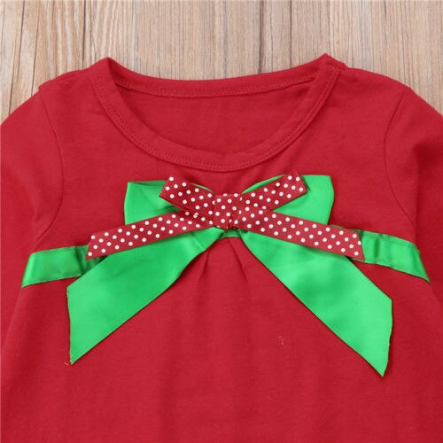 Christmas Toddler Baby Boys T-Shirt Tops Long Dots Pants Outfit 2Pcs Set Clothes - ebowsos