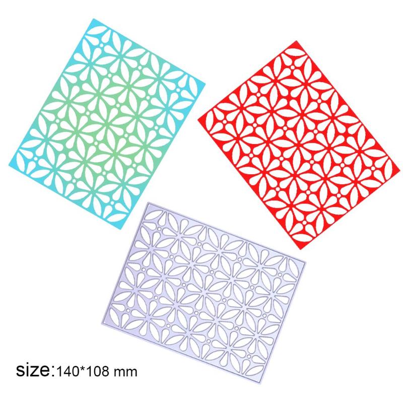 Circular Diamond DIY Cutting Dies Stencils Scrapbook Embossing Album Cards - ebowsos