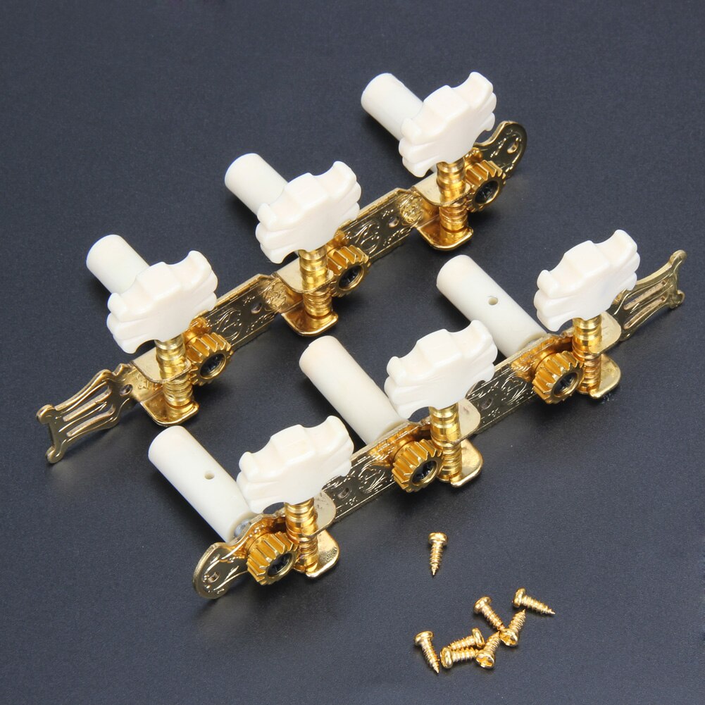 Classical Guitar Tuning Peg String Button Three Connections Tuning Pegs For Guitar Bass US#V-ebowsos