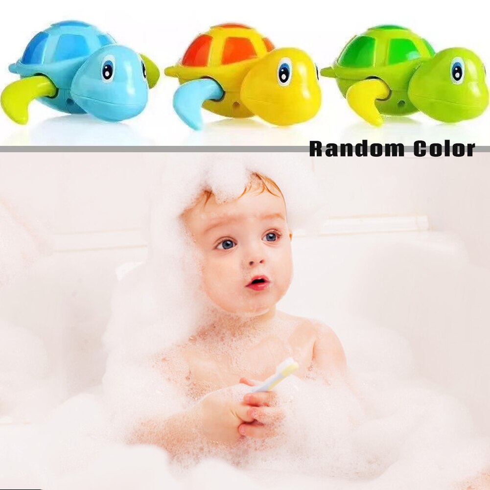 Clockwork Float Turtle Toy Baby Bath Pool Swimming Turtle Wind-up Toys For Kids Baby-ebowsos