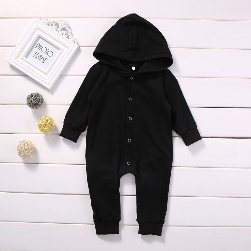 Comfortable Warm Baby Boy Girl Kids Cotton Romper Jumpsuit Long Sleeve Cotton Clothes Outfi - ebowsos