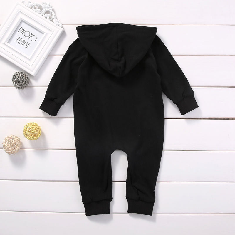 Comfortable Warm Baby Boy Girl Kids Cotton Romper Jumpsuit Long Sleeve Cotton Clothes Outfi - ebowsos