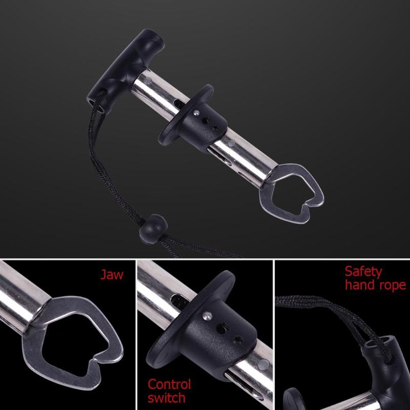 Control Fish Clamp Device Lures Stainless Steel Fishing Lip Gripper Holder Grabber Pliers Fishing Tool Tackle Accessories-ebowsos