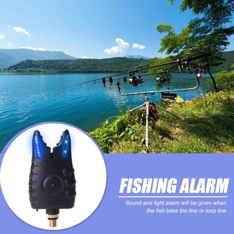 Convenient Fishing Bite Alarm High-quality Adjustable Tone Volume Sensitivity Carp Fishing Tackle Accessories 90x40x40mm-ebowsos