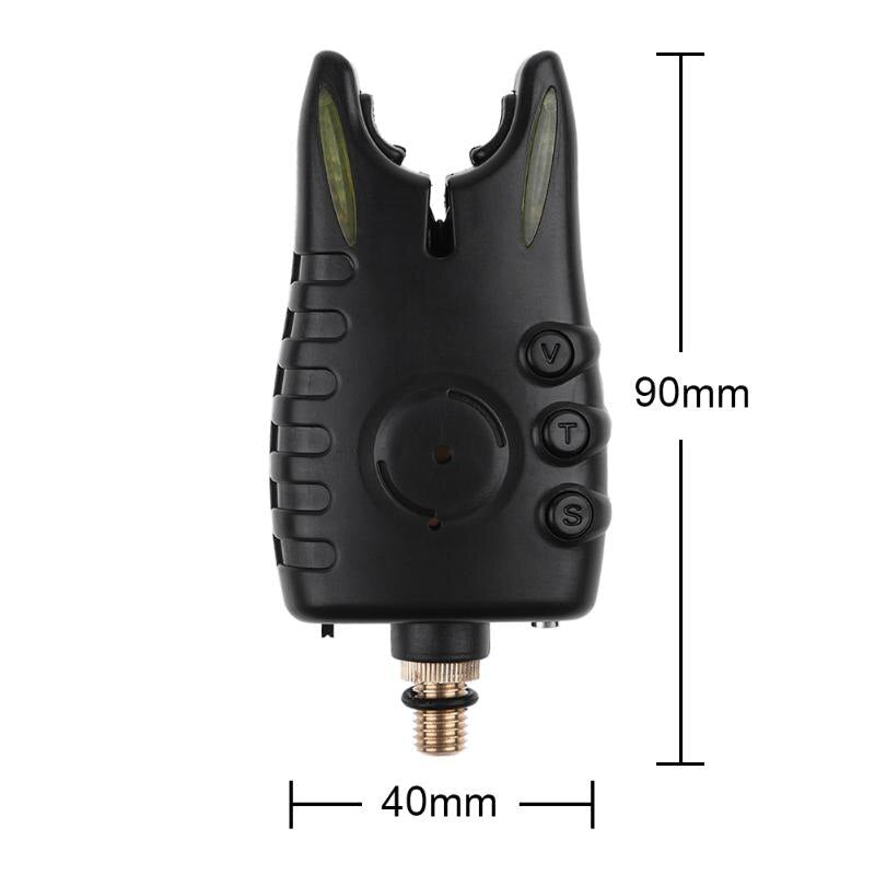 Convenient Fishing Bite Alarm High-quality Adjustable Tone Volume Sensitivity Carp Fishing Tackle Accessories 90x40x40mm-ebowsos