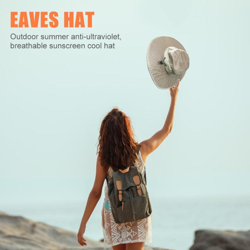 Cooling Ice Cap Sunscreen Bucket Hat with UV Protection for Men Women-ebowsos