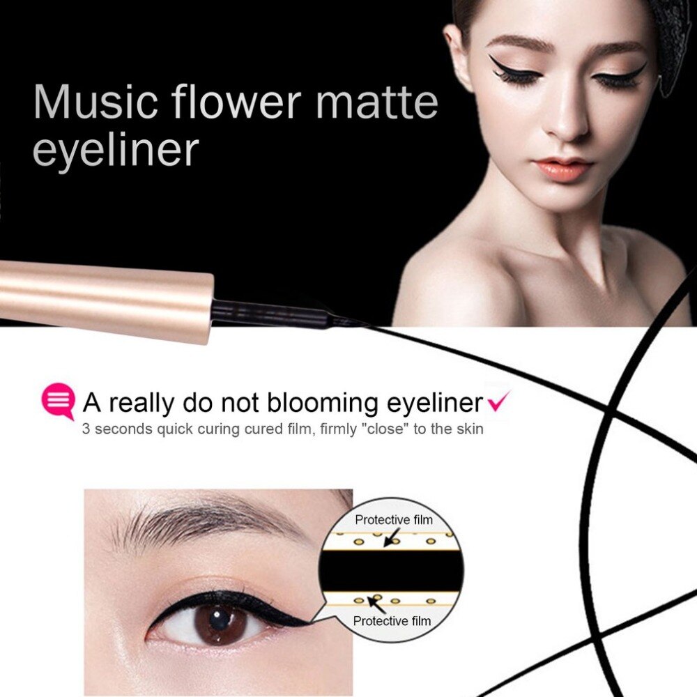 Cosmetic Waterproof Eyeliner Makeup Liquid Gel Pen Beauty eyeliners Pen Makeup Tool Natural Long Lasting Women Eye Liner pencils - ebowsos