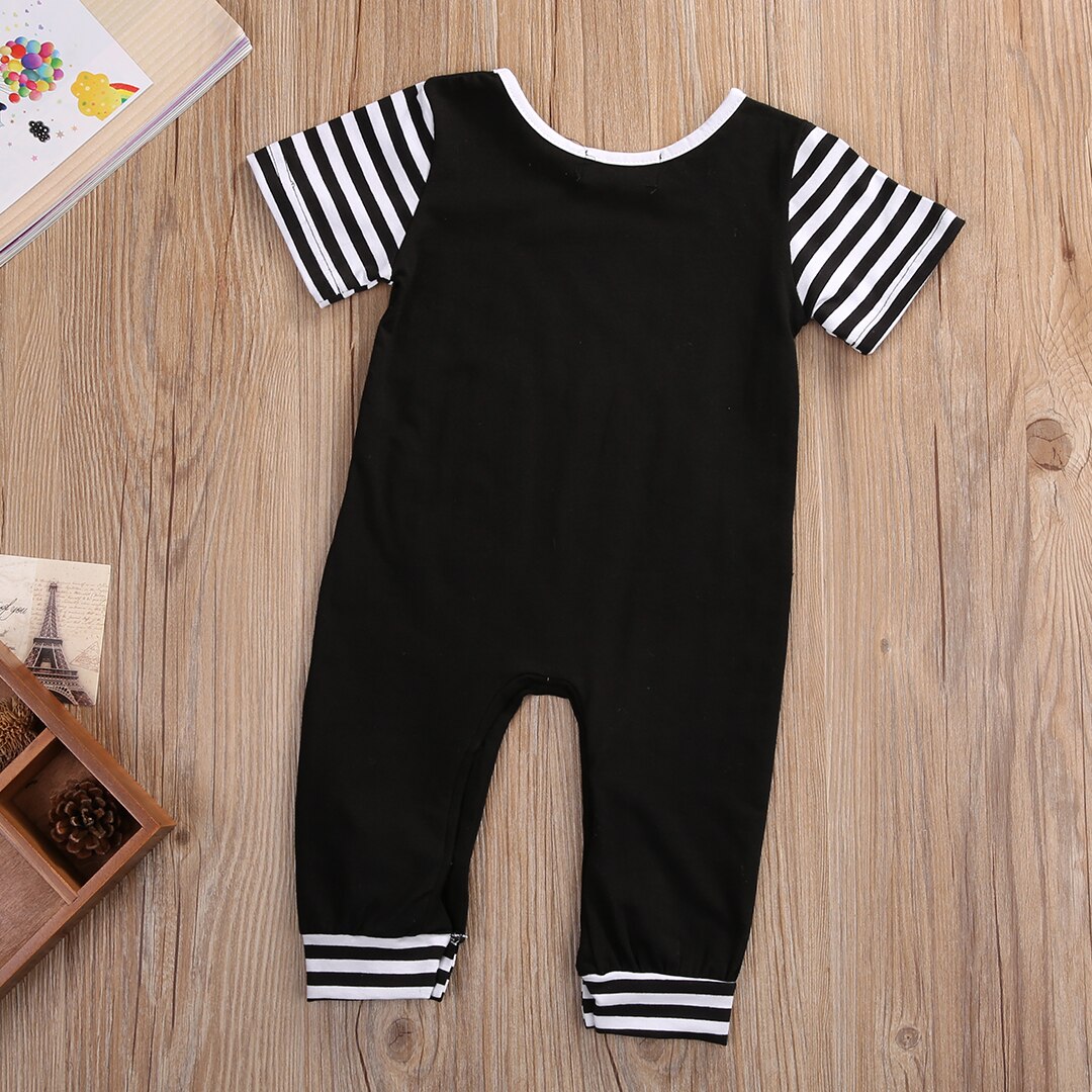 Cotton Newborn Infant Baby Boy Girls Romper Jumpsuit Clothes Outfits - ebowsos