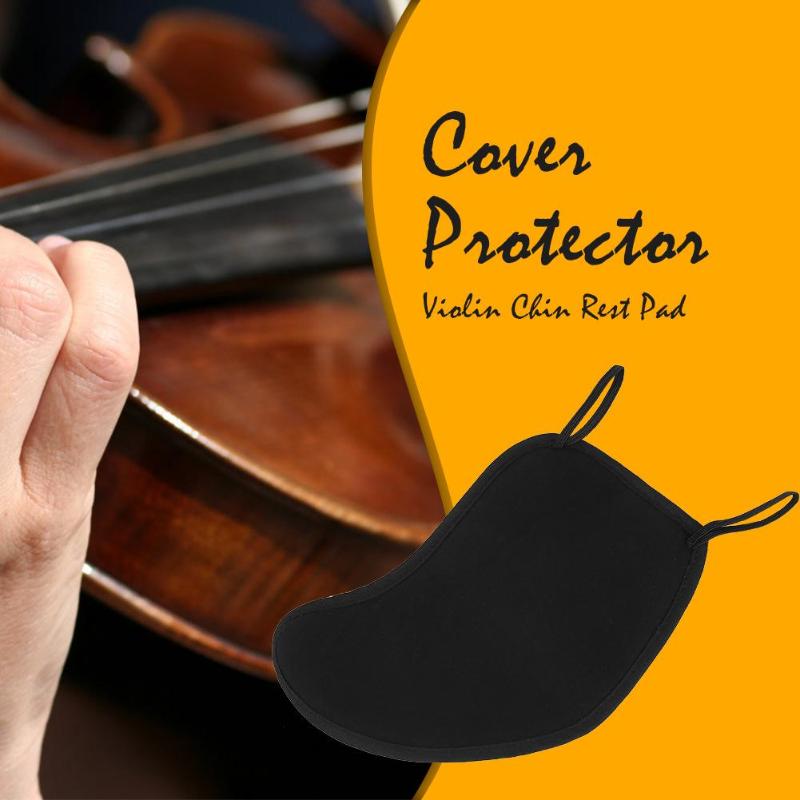 Cotton Violin Chin Rest Pad Cover Protector for 3/4 4/4 Violin Fiddle Musical Instrument Accessories 180 x 100 x 5mm-ebowsos