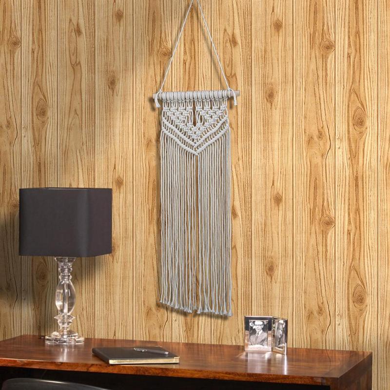 Cotton Yarn Macrame Wall Hanging Tapestry Craft Weaving Gift Home Decor - ebowsos