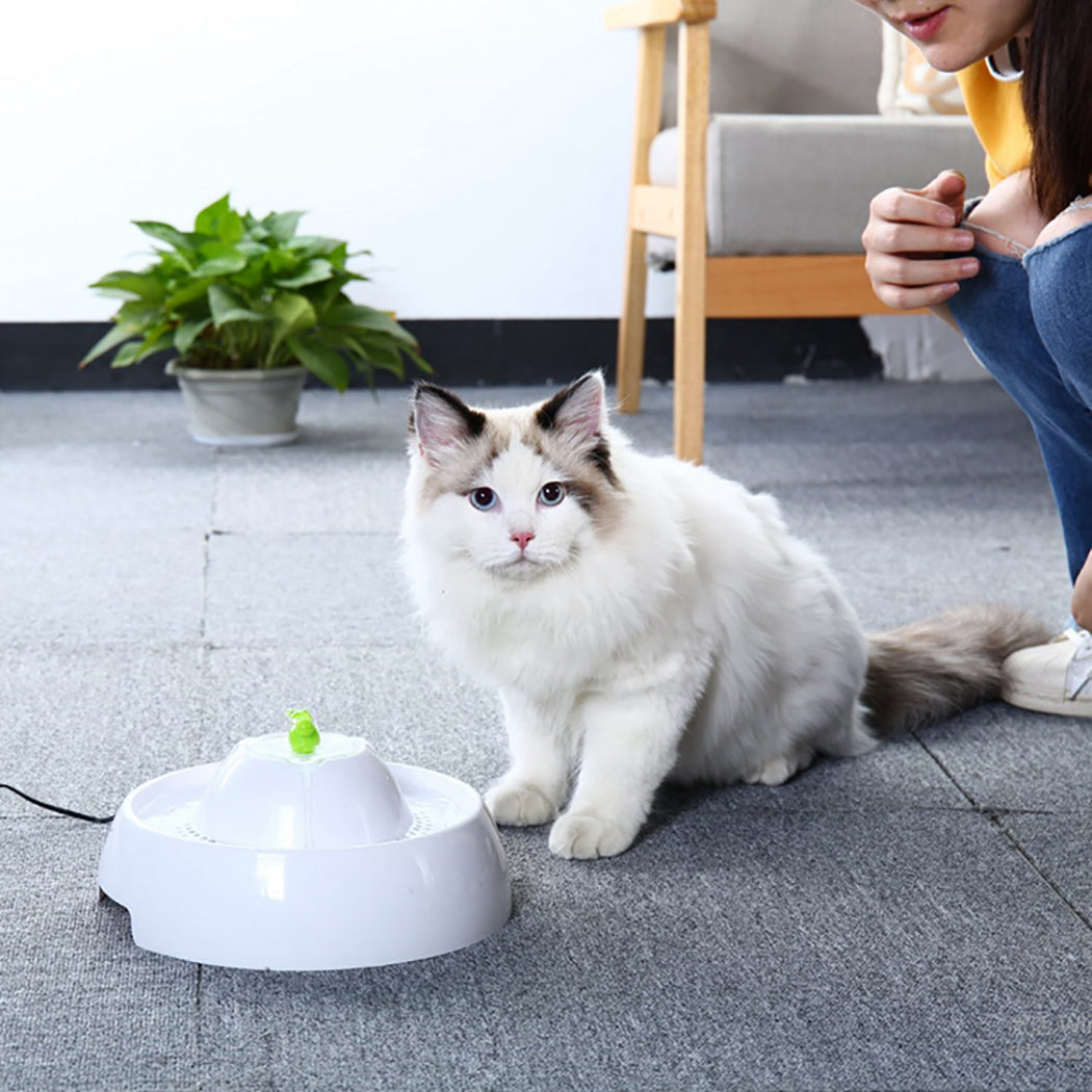 Creative Pet Fountain Electronic Automatic Water Feeder Pet Automatic Water Dispenser Feeder For Dog Cat Pet Feeding Supplies-ebowsos