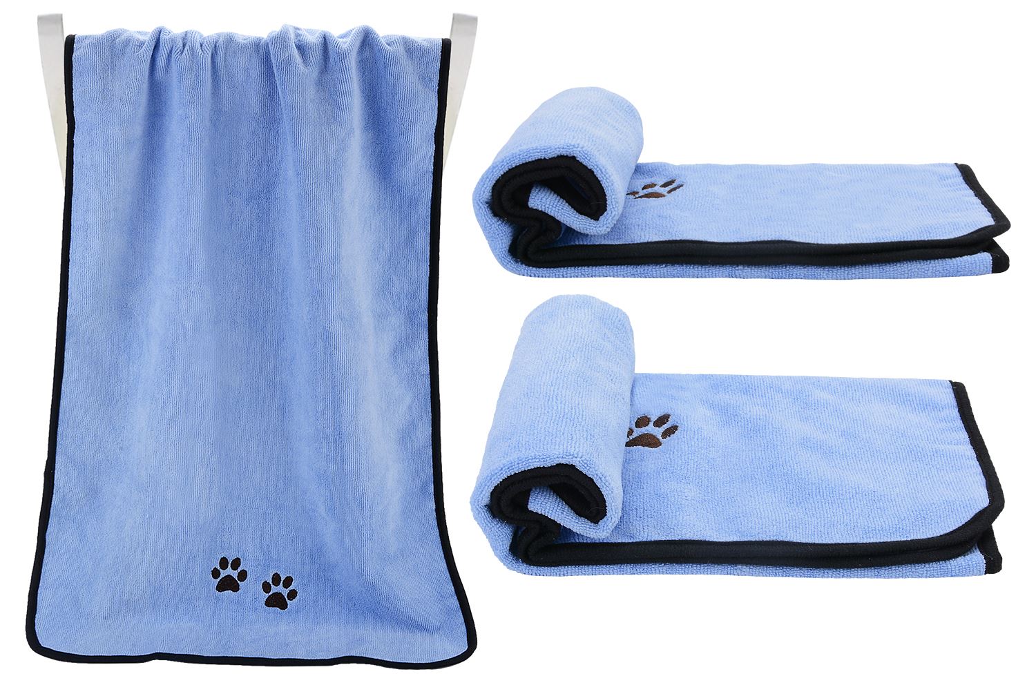 Creative Printing Pet Towel Soft Multipurpose Absorbent Pet Bath Towel For Cat Kitten Dog Puppy Pet Cleaning Supplies-ebowsos