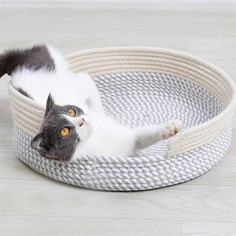 Creative Soft Warm Pet Bed Nest Non-Slip Scratch Resistant Pet Sleeping Bed Cat Scratcher For Kitten Pet Supplies-ebowsos