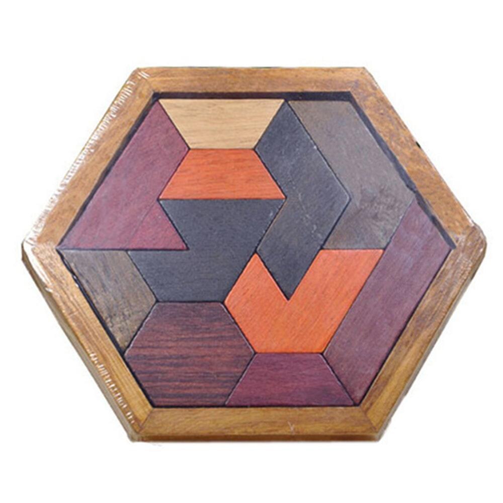 Creative Wooden Puzzles Tangram/Jigsaw Toys Board Wood Geometric Shape Puzzle Children Educational Toys Children's Day Gifts-ebowsos