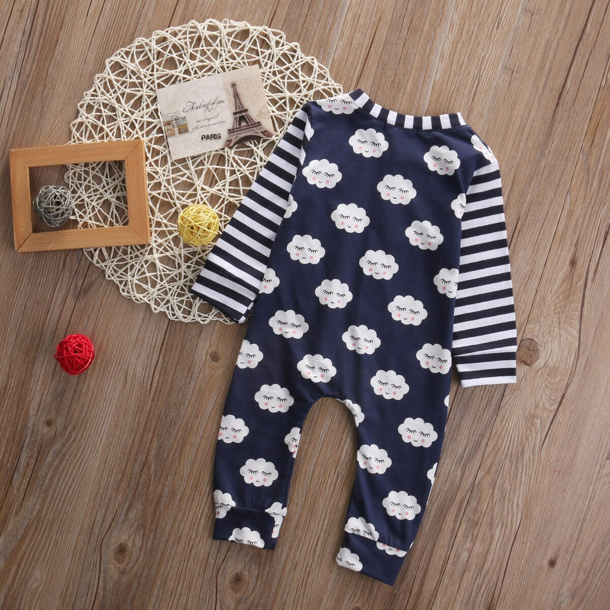 Cute Baby Boy Girl Shy cloud Romper  Jumpsuit One-pieces Outfits Clothes - ebowsos