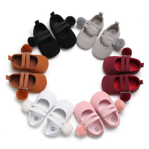 Cute Baby Girl Soft Sole Crib First Walkers Shoes Prewalker Shoes - ebowsos