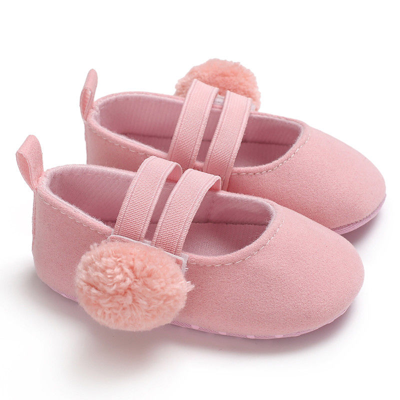 Cute Baby Girl Soft Sole Crib First Walkers Shoes Prewalker Shoes - ebowsos