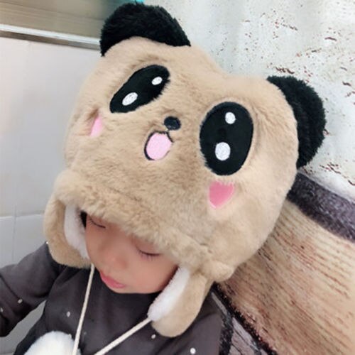 Cute Baby Kids Child Animal Pompom Ball Furry Hat Winter Warm Cap Ski - ebowsos