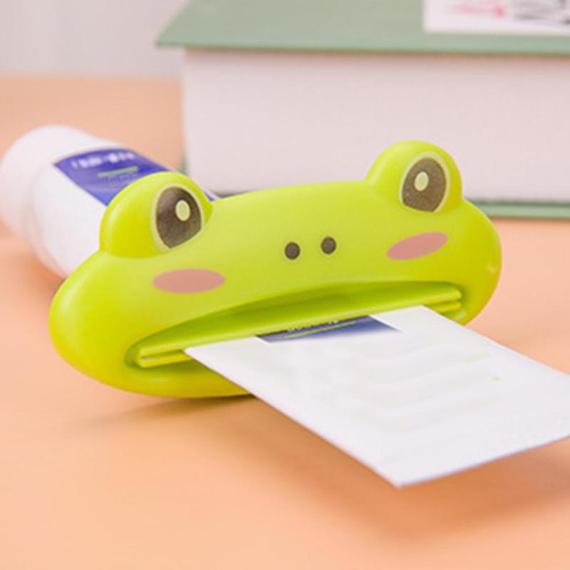 Cute Cartroon Animal Toothpaste Squeezer Cosmetics Bathroom Tube Dispenser - ebowsos