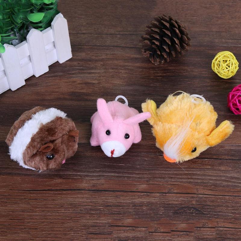 Cute Cat Animals Toy Plush Stuffed Walking Pulling Shake Pet Dogs Chew Bite Teaser Funny Toys Interactive Cat Toys Pet Supplies - ebowsos