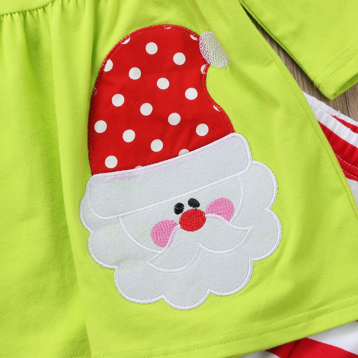 Cute Christmas Toddler Kids Girl Tops Long Sleeve Cotton T-shirt Long Cotton Pants Leggings Outfits Set Clothes 2-7T - ebowsos