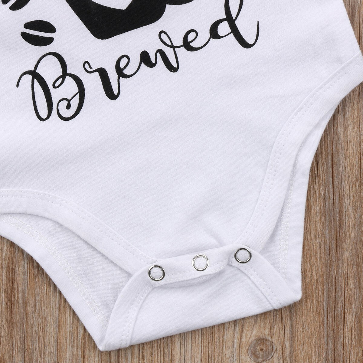 Cute Cup Letter Baby Girl Boy Short Sleeve Cotton jumpsuit Cotton Top T-shirts Bodysuit Newborn Toddler Clothes - ebowsos