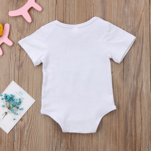 Cute Fish Summer  Baby Girls Boys Short Sleeve Bodysuit Newborn Cotton Jumpsuit Outfits Sunsuit Clothes - ebowsos