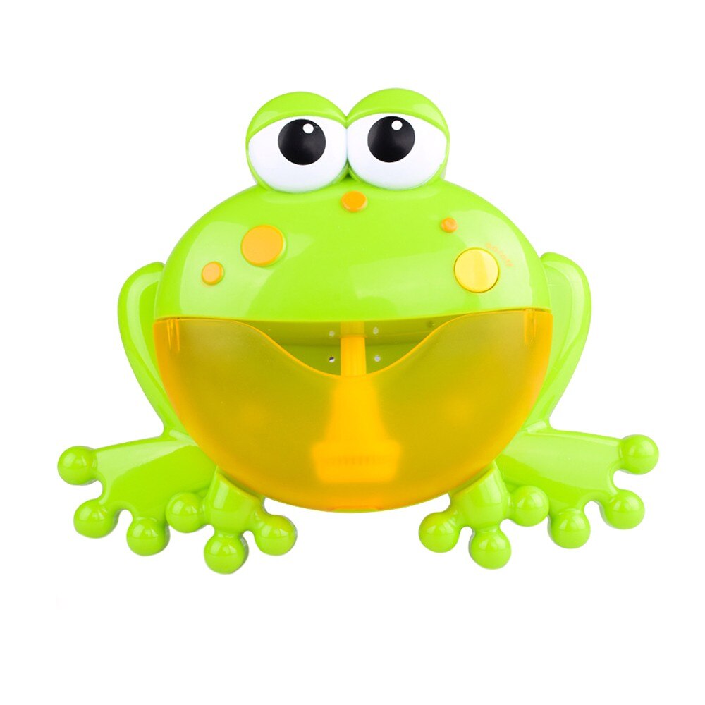 Cute Frog Bubble Machine Musical Bathtub Soap Children's Shower Supplies Baby Bath Shower Cap Bubble Maker-ebowsos