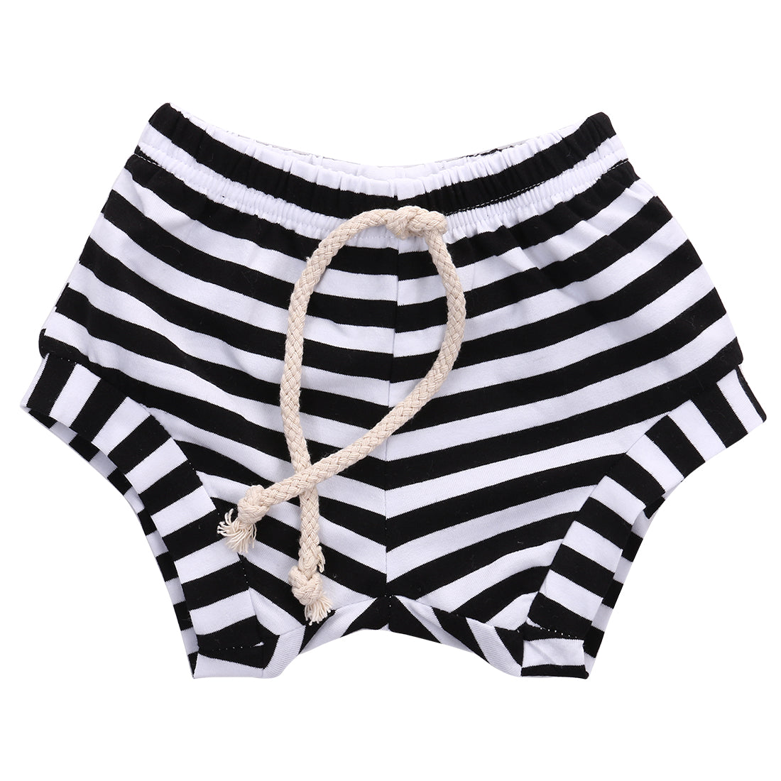 Cute Infant Baby Boys Girls Baggy Shorts Bottoms Stripes Toddler Summer Bloomers - ebowsos