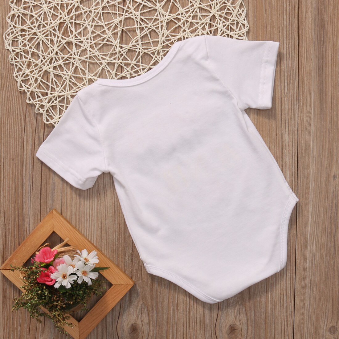 Cute Infant Toddler Baby Boy Girl Cotton Bodysuit Jumpsuit Sunsuit Outfits 0-18M - ebowsos