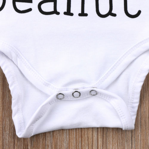 Cute Little Elephant Baby Boys Girls Clothes Short Sleeve Newborn Bodysuit Cartoon Outfit Set Summer - ebowsos