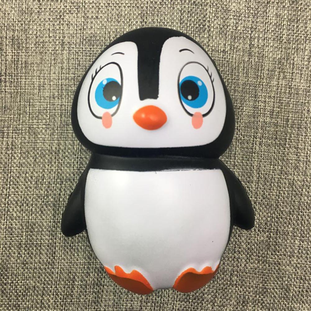 Cute Mochi Squeeze Penguins Toy Squeeze Slow Rising Healing Stress Fun Kids Toy Kawaii kids Adult Toy Anti-Stress Decoration-ebowsos