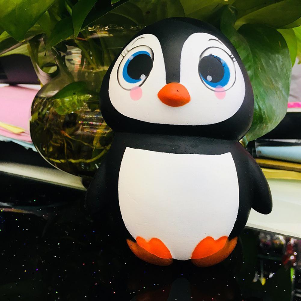 Cute Mochi Squeeze Penguins Toy Squeeze Slow Rising Healing Stress Fun Kids Toy Kawaii kids Adult Toy Anti-Stress Decoration-ebowsos