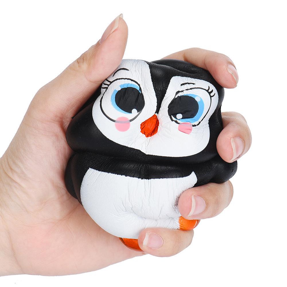 Cute Mochi Squeeze Penguins Toy Squeeze Slow Rising Healing Stress Fun Kids Toy Kawaii kids Adult Toy Anti-Stress Decoration-ebowsos