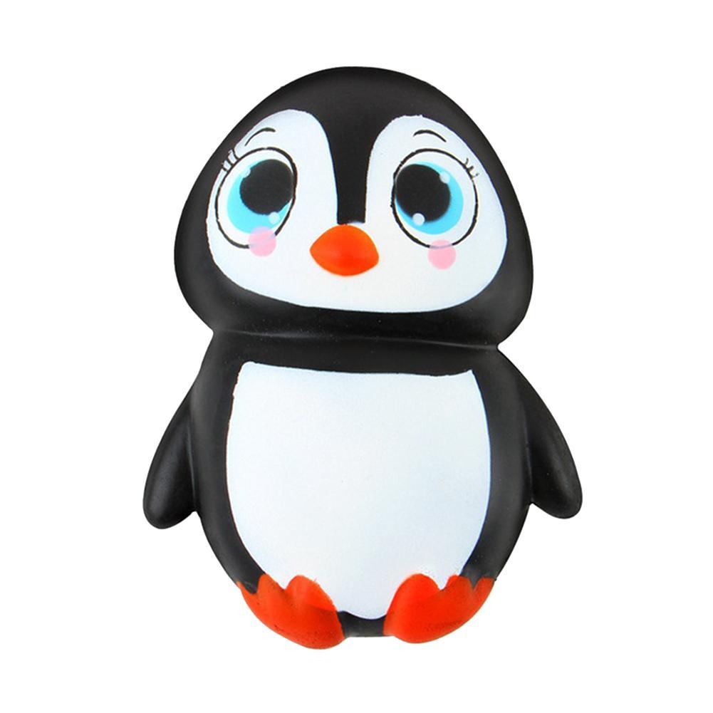 Cute Mochi Squeeze Penguins Toy Squeeze Slow Rising Healing Stress Fun Kids Toy Kawaii kids Adult Toy Anti-Stress Decoration-ebowsos