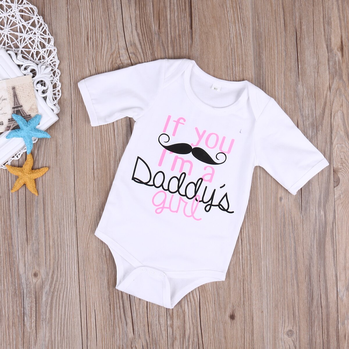 Cute Newborn Baby Boy Girl Kids Cotton Outfits Jumpsuit Bodysuit Clothes - ebowsos