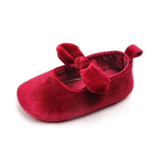 Cute Newborn Baby Girl Gold Velvet Toddler First Walkers Kid Shoes+Hairband Baby Girl Birthday Party Shoes - ebowsos