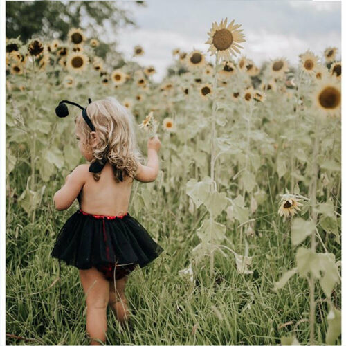 Cute Newborn Baby Girl Summer Princess Backless Sleeveless Romper Jumpsuit Tutu Dress Clothes - ebowsos