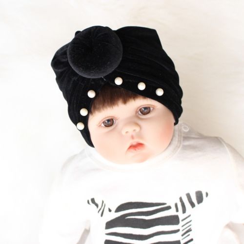 Cute Newborn Baby Infant Girl Toddler Comfy Bowknot Hospital Cap Beanie Hat - ebowsos