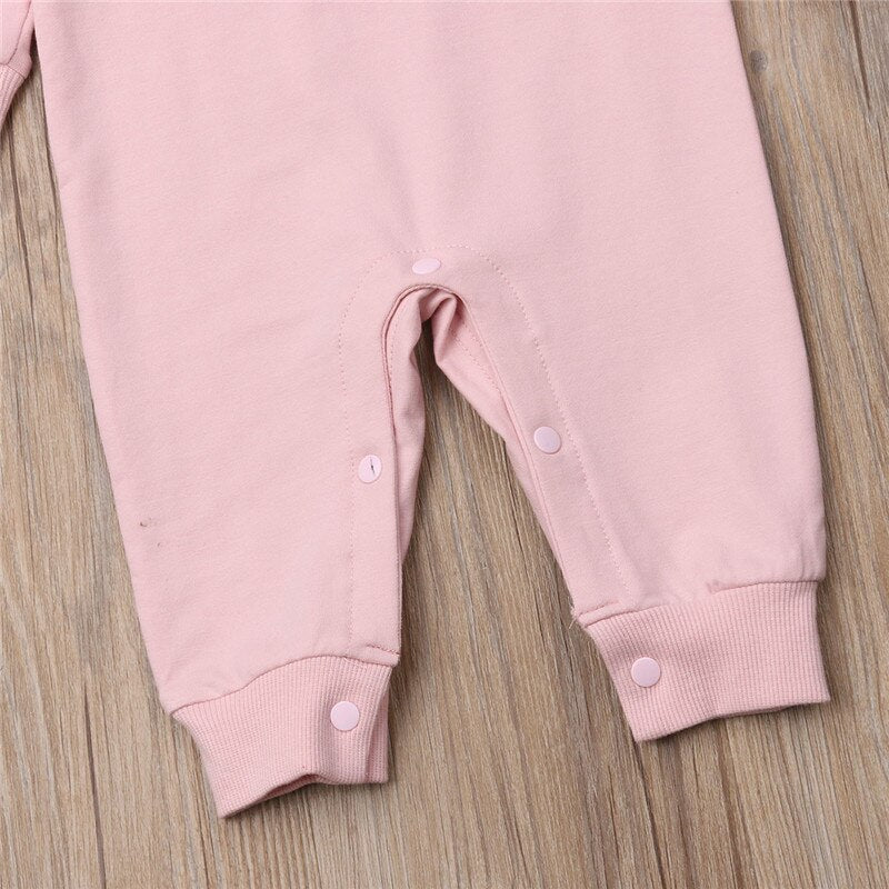 Cute Newborn Romper Toddler Baby Girls Cartoon Long Sleeve Jumpsuit Outfits Autumn Cat Autumn Clothes - ebowsos