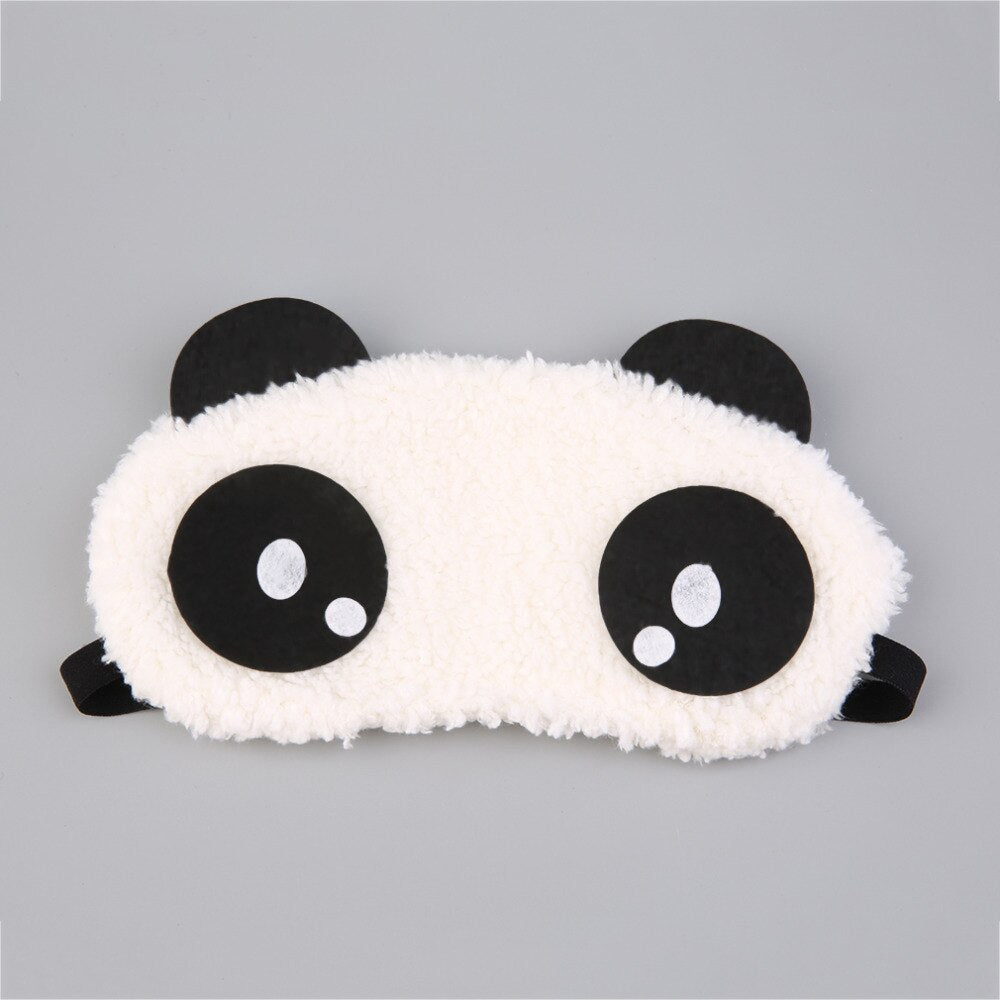 Cute Panda Sleeping Face Eye Mask Blindfold Eyeshade Traveling Sleep Eye Aid Drop Shipping Wholesale - ebowsos