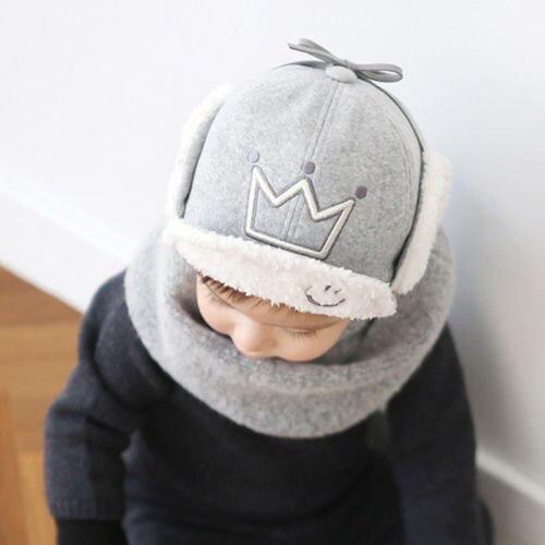 Cute Toddler Kids Girl&Boy Baby Infant Winter Warm Crochet Knit Hat Beanie Cap - ebowsos