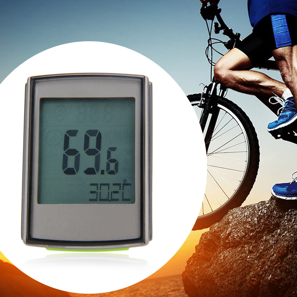 Cycling Computer With Cadence & Heart Rate Monitor Wireless Odometer Speedo-ebowsos