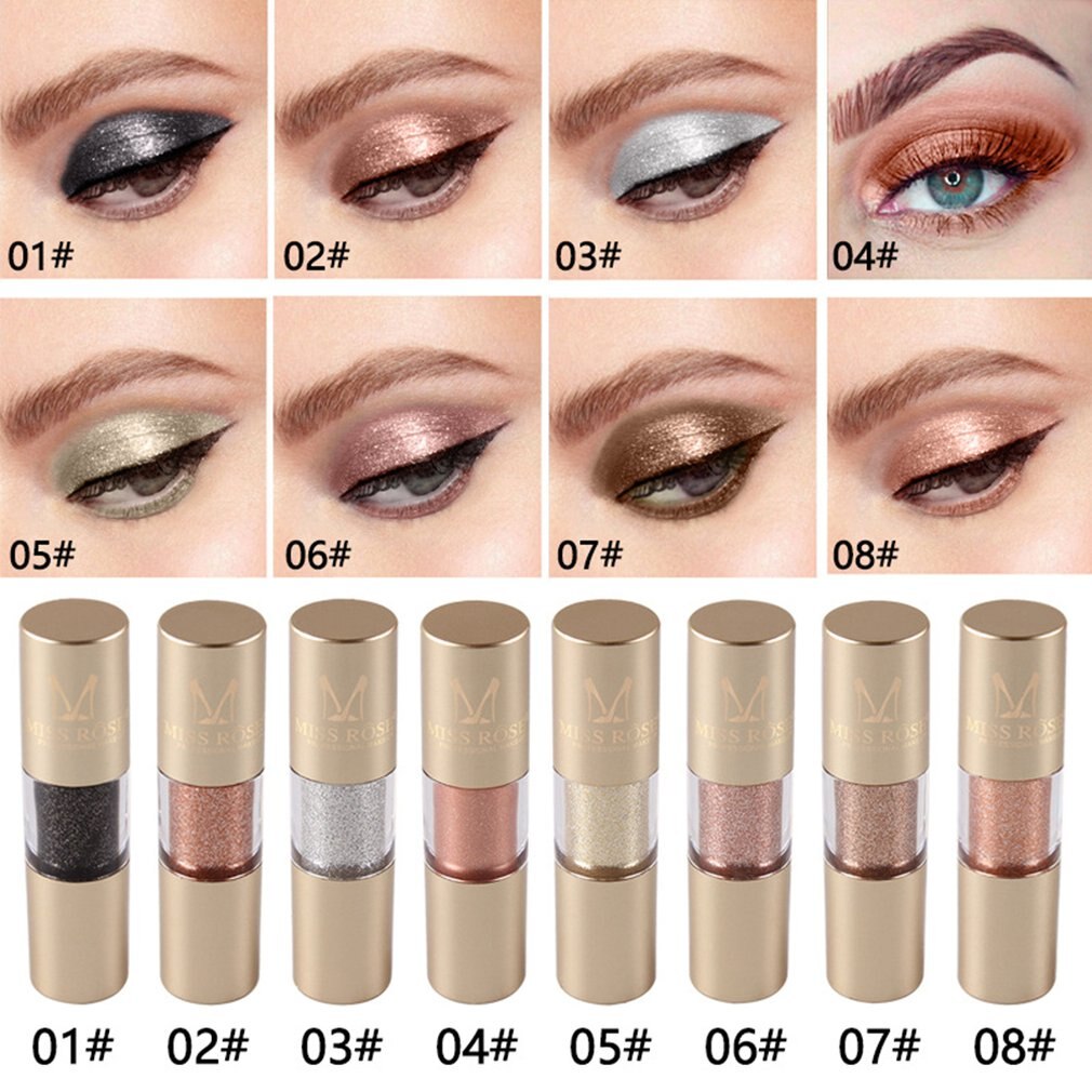 Cylindrical Jin Cong Eye Shadow Pearl Liquid Eyeshadow Bright Eye shadows Liquid - ebowsos