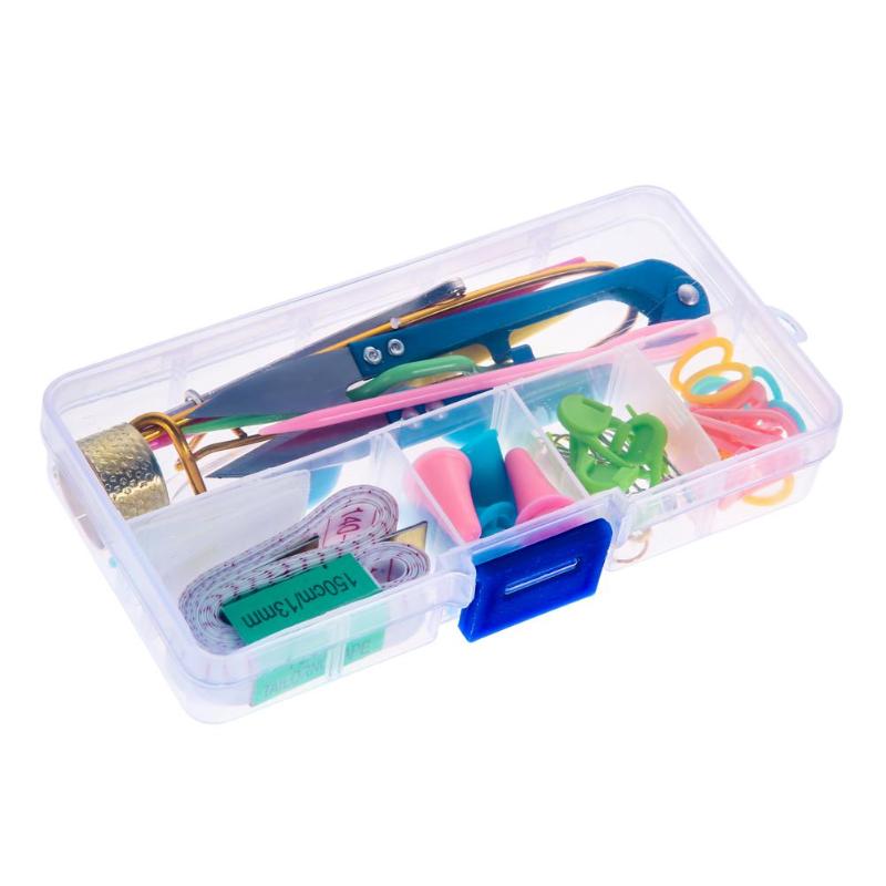 DIY Knitting Tools Crochet Yarn Hook Stitch Weave Accessories Supplies Case - ebowsos