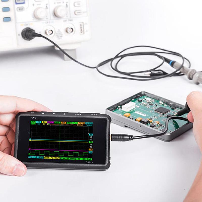 DS213 MINI DSO 4 Channel 100MS/S DSO213 Nano Quad Digital Oscilloscope Kit for General-purpose Electronic Engineering Task - ebowsos