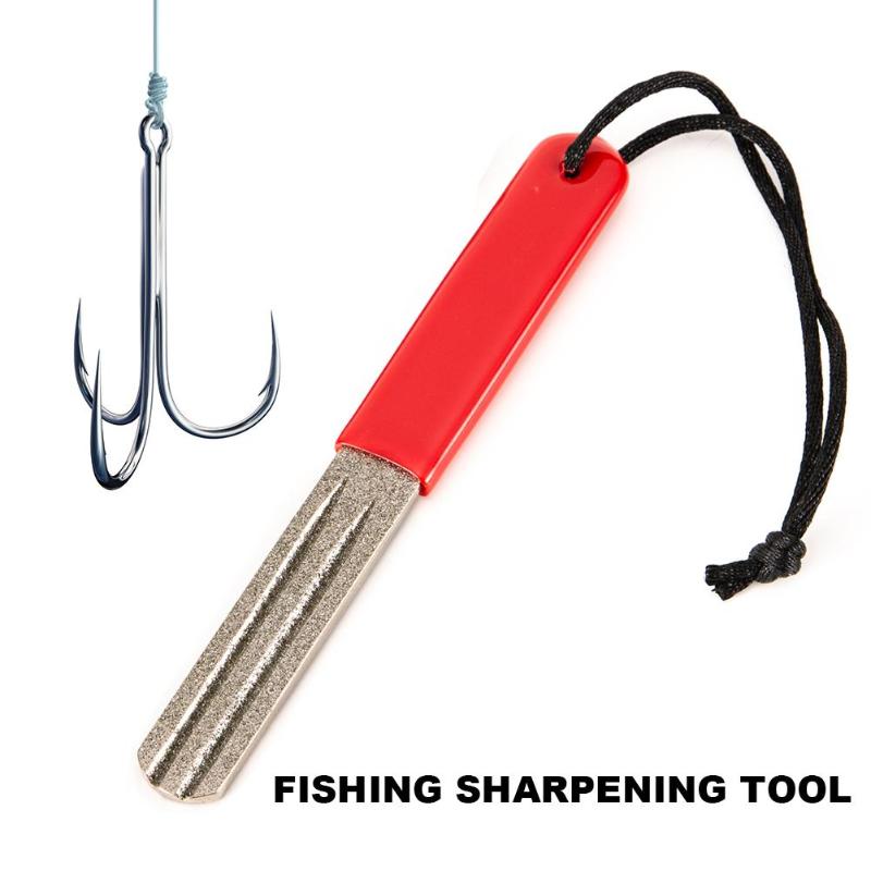 Diamond Fishing Hook Hone Fishook Sharpening Fishing Tackle Box Accessory Tool Easy To Use Fish Trackle Tools-ebowsos